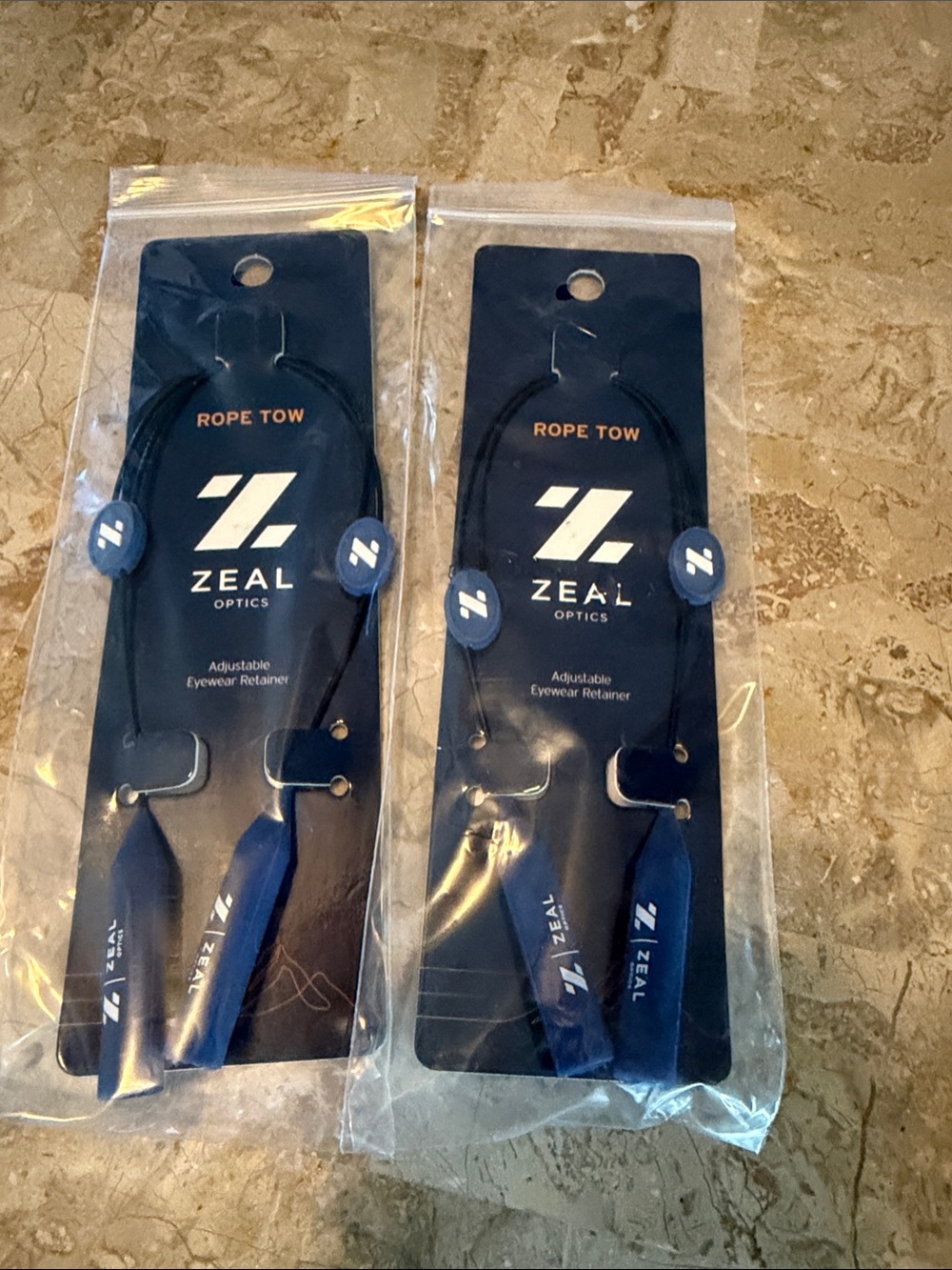 New Zeal Optics Unisex Blue Adjustable Rope-Tow Eyewear Retainer